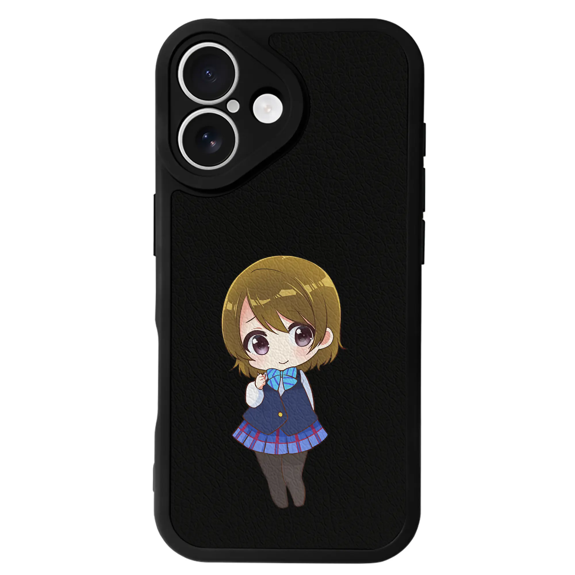 Love Live! グッズ,小泉花陽 - IPhone 16シリーズ対応 ・ シリコンスマホケース ・ レザー調 ・ 高精度フィット ・ 耐衝撃 ・ ワイヤレス充電対応 ・ 精密カット